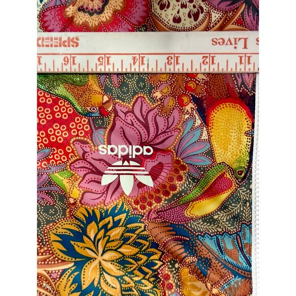 Adidas x Farm Rio Fugiprabali Tropical Windbreaker Track Jacket Floral Lined S - Picture 12 of 13